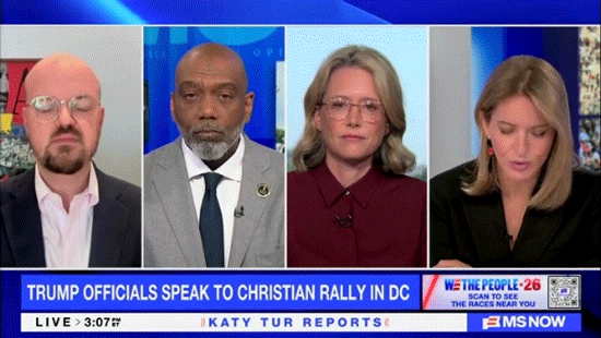 MS NOW host roasted for questioning if Mike Johnson is putting 'God over the Declaration of Independence' Church Find